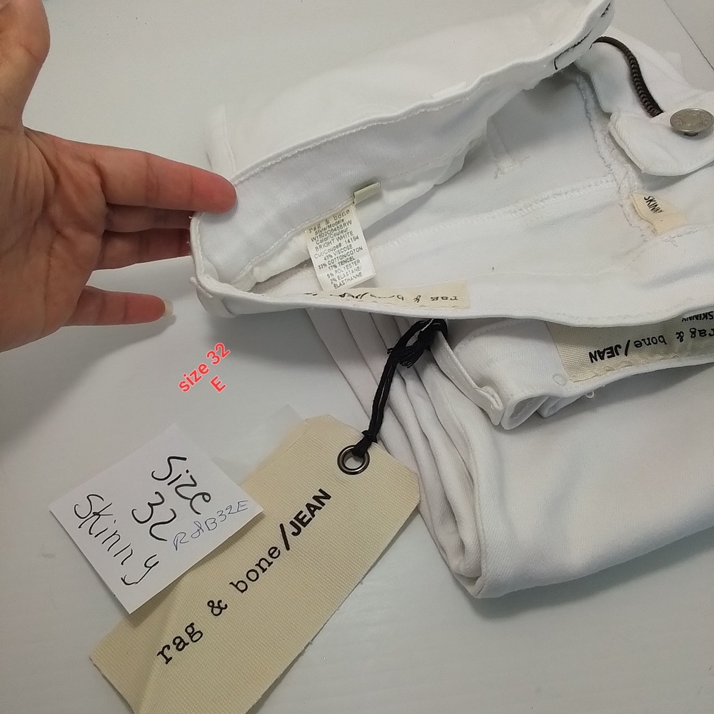 NEW Rag & Bone Jeans Skinny Size 32 - Picture 4 of 11